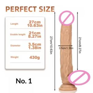 Dildo en silicone liquide double couche grande taille, simulation de pénis, masturbation féminine, jouet sexuel pour adultes multi-tailles pour femmes - Product Image 2