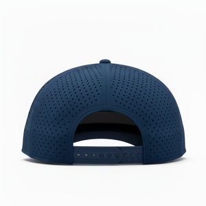 Gorra de Béisbol de Cinco Paneles, Personalizada con Logotipo de Goma, Impermeable, de Dos Tonos, para Golf y Deportes al Aire Libre, con Orificios Cortados con Láser - Product Image 4