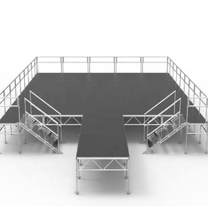 Luxury Aluminium Stage Podium Concert Wedding Outdoor Platform Event Stage - Product Image 3