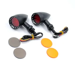 HF Benma Long Lifetime Motorcycle Modified Metal LED 12V Indicators In High And Low Brightness Indicators Suitable For Harley