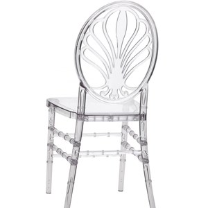 Chaises de mariage et d'hôtel empilables en résine transparente de luxe, durables et très demandées - Product Image 3
