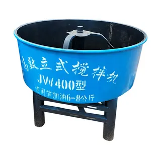 Mélangeur de casserole JW400 Chine Machine de mélangeur de casserole de béton diesel électrique