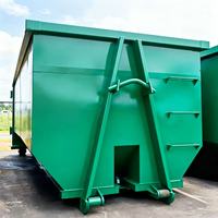Usine Durable 20 Yard Roll off Dumpster Hook Lift Container Poubelle pour le transport et la collecte des déchets