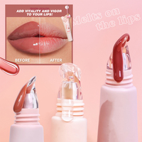 Logo personnalisé hydratant Spf 50 brillant à lèvres étui de téléphone tubes uniques crème solaire teinté porte-clés brillant baume à lèvres