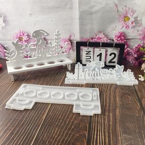 Moldes de silicona hechos a mano para herramientas de repostería, adornos decorativos DIY, molde para candelabros estilo Ins, forma irregular Kingnoo X0211 - Product Image 2