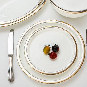 Juegos <span class=keywords><strong>de</strong></span> Vajilla <span class=keywords><strong>de</strong></span> Cerámica <span class=keywords><strong>de</strong></span> Lujo, Platos <span class=keywords><strong>de</strong></span> Porcelana, Vajillas <span class=keywords><strong>de</strong></span> Porcelana China para el Hogar, Juego <span class=keywords><strong>de</strong></span> Platos para <span class=keywords><strong>Cena</strong></span> - Product Image 5