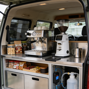 <span class=keywords><strong>2026</strong></span> कस्टम वाणिज्यिक ग्रेड स्टेनलेस स्टील कॉफी बीन रोस्टिंग उपकरण पूर्ण सेट सटीक तापमान नियंत्रण स्वचालित - Product Image 2