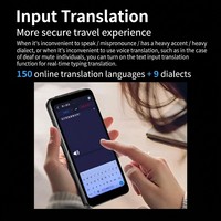 Traductor de Idiomas con IA de Pantalla Dual Plegable de 5.3 Pulgadas para Viajes, Traducción Inteligente en Tiempo Real, 150 Idiomas en Línea y Sin Conexión, Dispositivo Traductor de Bolsillo