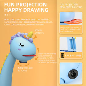 Обучающие игрушки, проектор, набор для рисования для детей, Детский Игрушечный проектор для обучения рисованию, игровой набор для детей 5-7 - Product Image 4