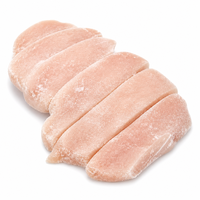 Filets de poitrine de poulet congelés de qualité supérieure, certifiés Halal, désossés et sans peau, pour la vente en gros et l'alimentation fitness