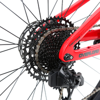 Vélo de montagne tout suspendu en fibre de carbone 29 pouces avec système de transmission sans fil Wheeltop Eds-13s, double suspension, VTT à vendre