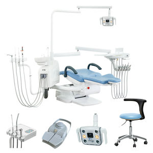 Ekonomis kursi <span class=keywords><strong>Dental</strong></span> <span class=keywords><strong>6</strong></span> lubang, dengan lampu induksi Oral LED kulit PU logam dan sumber daya listrik plastik - Product Image 5