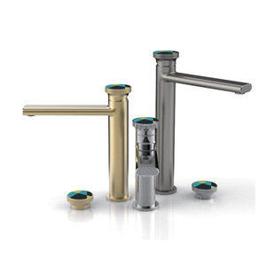 Mélangeur de lavabo BGL avec look époustouflant et qualité supérieure avec robinet à une poignée en finition PVD durable parfait - Product Image 1