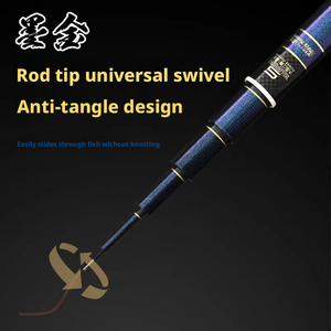 Caña de Pescar de Fibra de Carbono Ultraligera <span class=keywords><strong>Summo</strong></span> JiangnanMJ5.5H de Taiwán, 19 Tonos, Súper Resistente - Product Image 3