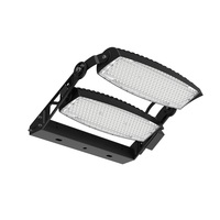 Projecteur LED professionnel 600-1800W 150lm/W IP66 en aluminium pour stade, éclairage sportif haute puissance pour terrains de football et de tennis, garantie 5 ans