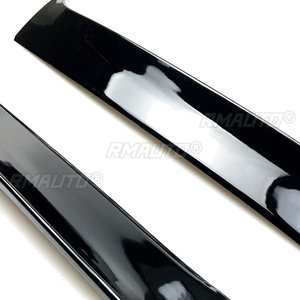 2 pièces Aileron latéral de fenêtre arrière noir brillant pour Volkswagen Golf 7 MK7 Variant Wagen 2014-2017 Accessoires de voiture - Product Image 5