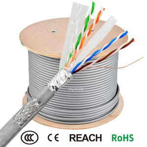 <span class=keywords><strong>Cable</strong></span> Ethernet LSZH <span class=keywords><strong>de</strong></span> Alta Calidad, PVC para Interiores, RJ45 Cat6 FTP SFTP, <span class=keywords><strong>Cable</strong></span> <span class=keywords><strong>de</strong></span> Red Ethernet LAN - Product Image 1