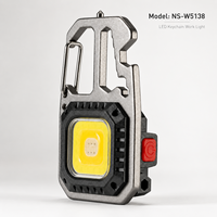 Lampe torche multifonctionnelle COB LED rechargeable par USB, étanche IP55, en alliage d'aluminium, avec ouvre-bouteille et faisceau large, pour situations d'urgence