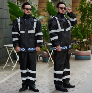 Traje Impermeable Reflectante de Alta Visibilidad Naranja, Amarillo y Rojo para Trabajadores de Gestión Urbana, Hecho en China, Otros Materiales - Product Image 5