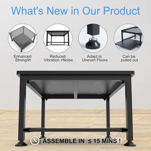 700LBS Charge Machine À <span class=keywords><strong>Laver</strong></span> Stand Base En Acier Avec Plateau Extensible Machine À <span class=keywords><strong>Laver</strong></span> En Métal Stand Meubles Linge Piédestal - Product Image 3