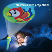 Noël meilleur cadeau pour enfants mignon enfants Projection lampe de poche jouet heure du coucher éducation précoce dessin animé motif jouets torche lumière