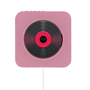 Lecteur <span class=keywords><strong>CD</strong></span> mural style vinyle rétro, haut-parleur Bluetooth avec entrée USB, carte TF et AUX, idéal pour la maison, le salon ou comme cadeau – Vente Flash - Product Image 3