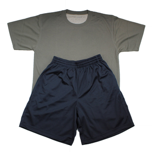 Conjunto Deportivo DFT0103 de Camiseta y Pantalones Cortos de Algodón de Secado Rápido para Hombre, para Correr y Trotar, Hecho en China - Product Image 3