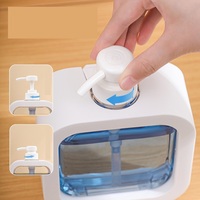 Offre Spéciale 300ml 500ml forme carrée clair cosmétique récipient en plastique désinfectant pour les mains bouteille de lotion pour le corps avec bouchon de pompe