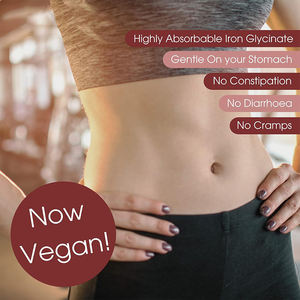 Cápsulas de Hierro Vegetarianas para Aumentar la Energía, Hierro Glicinato en Cápsulas Duras para Aumentar la Resistencia - Product Image 5