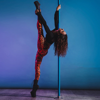 Pantalons de pole dance personnalisés pour femmes, antidérapants, leggings collants, haute élasticité, vêtements de danse de scène pour soirée