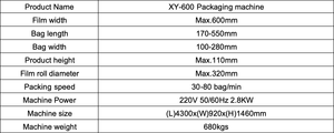 เครื่องบรรจุภัณฑ์อัตโนมัติ SPK600 ความเร็ว 80 ถุง/นาที สำหรับงานติดกาวและห่อฟอยล์/ฟิล์มบนภาชนะบรรจุอาหาร ความแม่นยำสูง พร้อมมอเตอร์ - Product Image 2