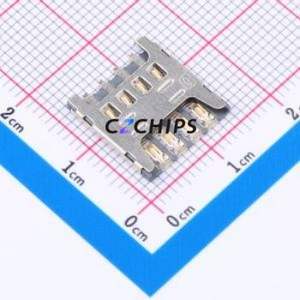 SMO-1515X SIM Card Connector SMD Connector Plug-In Type Micro SIM Card Card Holder With Card Detection - Product Image 1