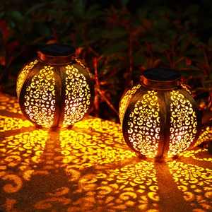 <strong>Solar</strong> <strong>Garden</strong> Light Path Patio Yard Hollow Lamp Decoration Outdoor Hanging <strong>Lantern</strong> - Product Image 1