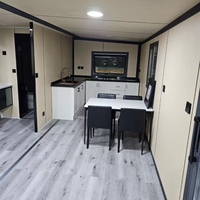 Maison conteneur extensible à double aile 30 pieds 56 m² Étanche Ignifuge Airbnb Maison préfabriquée Vente chaude 2026-2027