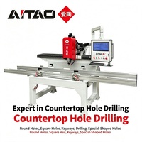 Machine de découpe de comptoirs CNC AiTao, découpe et perçage de carreaux, haute précision flexible pour marbre, céramique, quartz, granit