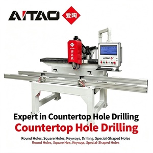เครื่องตัดเคาน์เตอร์ CNC ยี่ห้อ AiTao สำหรับตัดกระเบื้องและเจาะรู ความแม่นยำสูง ใช้งานได้กับหินอ่อน เซรามิก ควอตซ์ และหินแกรนิต - Product Image 5