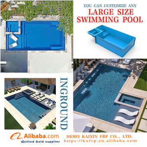Ensemble complet de divertissement de taille pour adultes avec élégance piscines sur une piscine en fibre de verre - Product Image 2