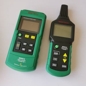 Localizador de Falhas em Cabos Mastech MS6818, Detector de Tubos Metálicos, Testador Medidor AC/DC 12~400V - Product Image 1