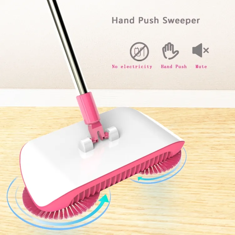 Hand Push Sweeper mechanical broom sweeper for indoor sweep easy broom