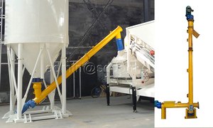 2024 nóng bán dọc ngang nhỏ thép không gỉ xi măng khoan linh hoạt băng tải trục vít giá - Product Image 4