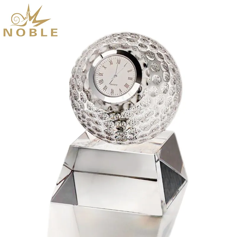 Nobile Golf Orologio Di Cristallo Trofeo come regalo di affari