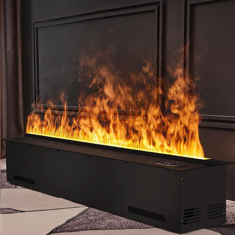 Smart Home Large-capacity Room air Atomizer One-key Add Water Fireplace-shaped Electronic Humidifier