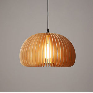 Lámpara Colgante de Madera Sólida Xinbai Art, Estilo Nórdico Retro, para Comedor - Product Image 1