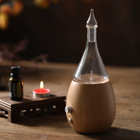 Personnalisé Classique Oem Philippines Cadeau Rohs En Bois Led Froid Air Parfum Parfum Marketing Nébuliseur Diffuseur Pour Huiles Essentielles