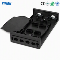 FINEN Metall-SPCC-Glasfasergehäuse Netzwerk-Patchbox SC/LC/FC/ST-Steckverbinder für Schwachstrom FTTH/FTTX/FTTR Wandmontage Ein Jahr Garantie