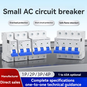 Interrupteur d'<span class=keywords><strong>air</strong></span> Petit <span class=keywords><strong>disjoncteur</strong></span> Série B5-63 Interrupteur principal de climatisation domestique 4P 16A/32A/63A 6kA Capacité de coupure - Product Image 2