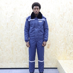 Uniforme de Invierno para Personal de Tierra de Aerolíneas de Alta Visibilidad, Conjunto de Ropa de Trabajo Acolchada, Resistente al Agua y al Viento, con Tiras Reflectantes - Product Image 1