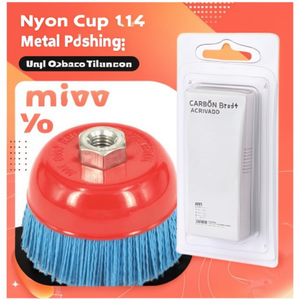 แปรงถ้วยไนลอน M14 เครื่องมือขัดสำหรับขัดโลหะ - Product Image 2