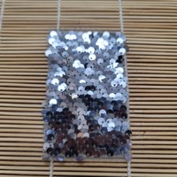Stock Couleurs Sequin Tissu 5mm Horizontal Sequin Tissu Fond Mur Tissu Perle Maille Dentelle pour Robe de Scène