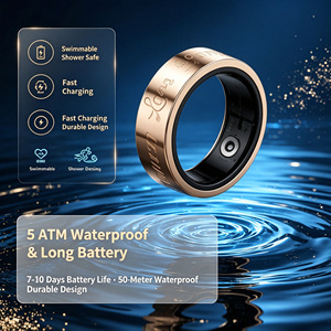 Bague Intelligente OEM/ODM en Métal Mince, Étanche IP68, avec SDK Android/iOS, Suivi du Sommeil, Moniteur de Fréquence Cardiaque, Compteur d'Activité et Suivi de Santé, Design Romantique - Product Image 6